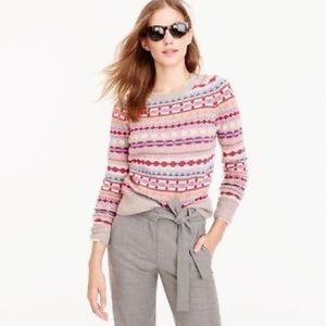 J. Crew Holly Sweater in Fair Isle